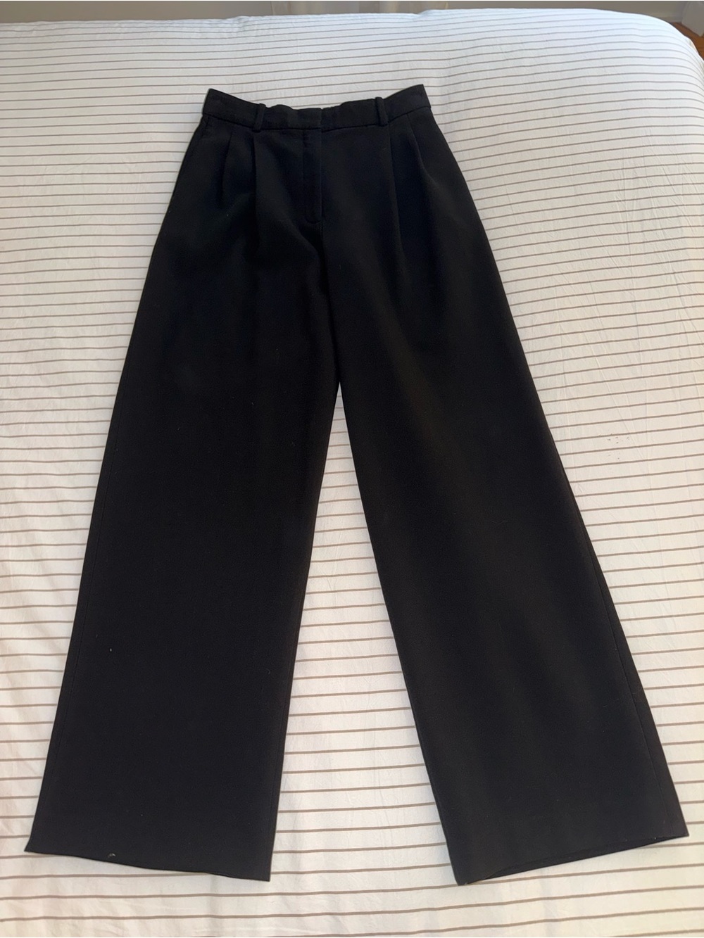 Aritzia Wide-Leg Black Trousers